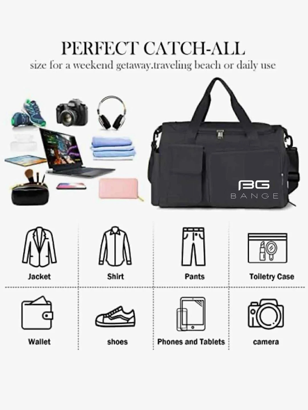 Bange Gym Bag for daily workout and traveling
