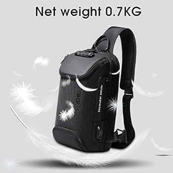 Password Sling Bange bag for Ipad and Mini Laptop 12 inch