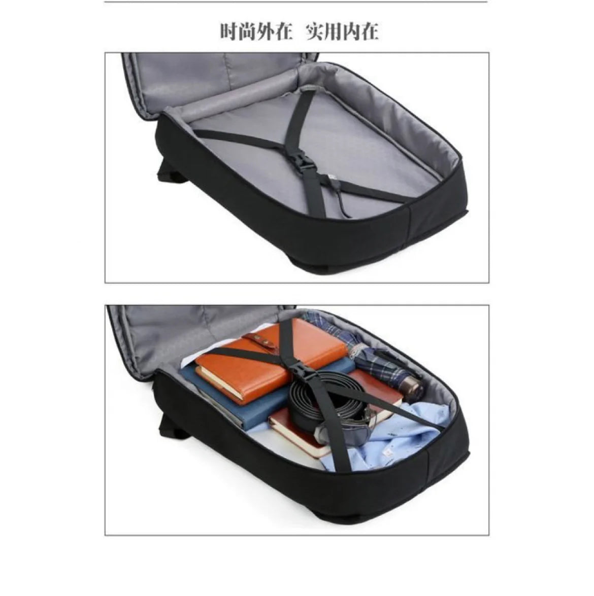 Casual Bag - 15.6 Inch Waterproof Laptop Backpack With Usb Charging Port