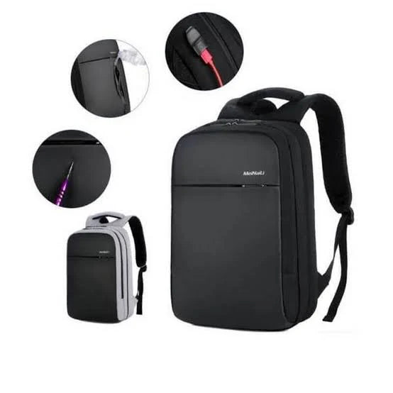 Casual Bag - 15.6 Inch Waterproof Laptop Backpack With Usb Charging Port