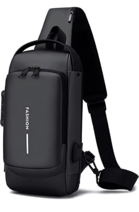 Fashion Password Shoulder Bag - 3 attractive colors waterproof material