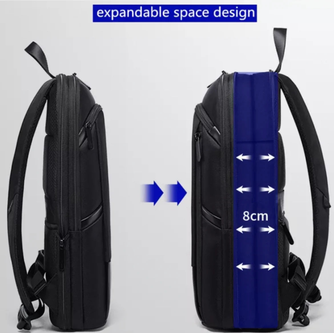 Slim Bange Bag for laptop 15.6 inch fit to be slim shape on back