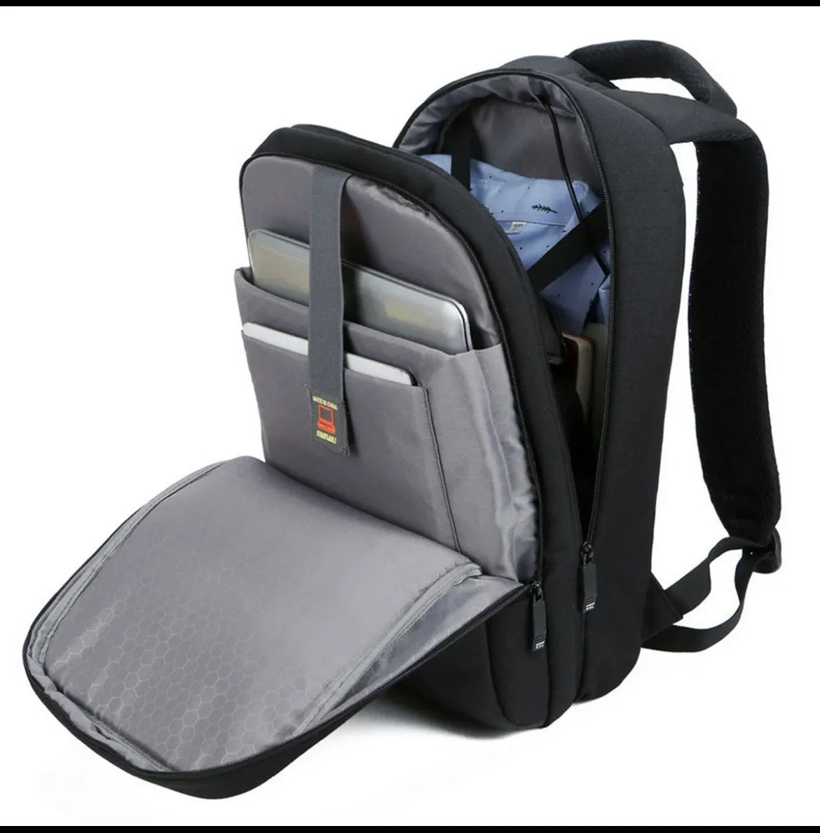 Casual Bag - 15.6 Inch Waterproof Laptop Backpack With Usb Charging Port