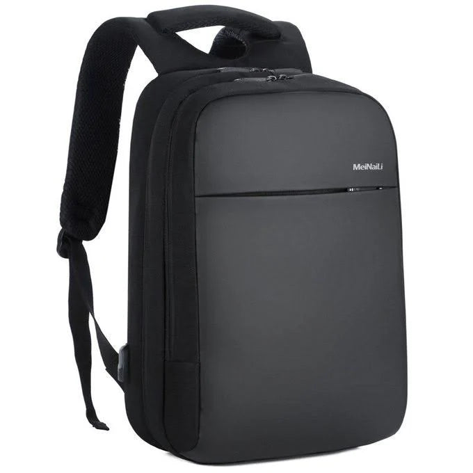 Casual Bag - 15.6 Inch Waterproof Laptop Backpack With Usb Charging Port