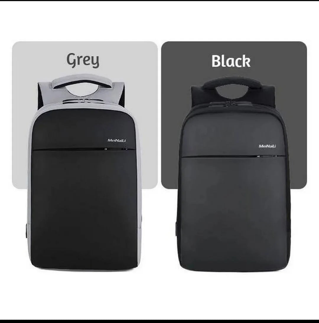 Casual Bag - 15.6 Inch Waterproof Laptop Backpack With Usb Charging Port