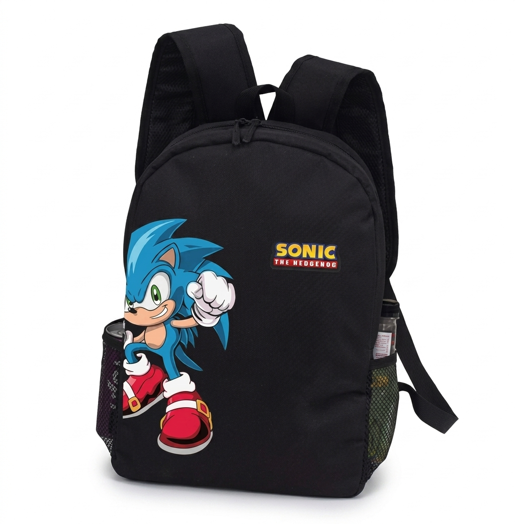 شنطة سونيك ضهر خامة ميكروفايبر وتربروف .. لون اسود Sonic Backpack